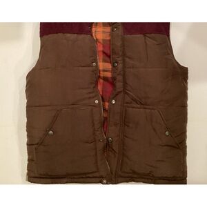 Men’s Third & Army Co. reversible heavy flannel corduroy vest in Large